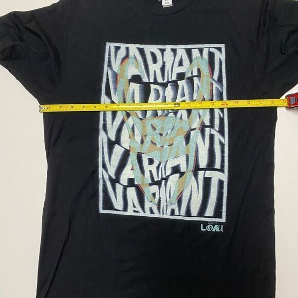Marvel Men’s Unisex Black Loki Groovy Variant Text Graphic Shirt Sz M - Picture 3 of 9